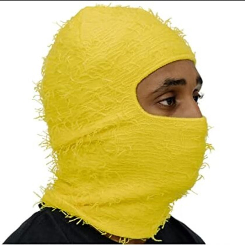 Balaclava Men's And Women's Knitted Camouflage Headgear Personality Fashion Wool Hat - BERSHVIBE