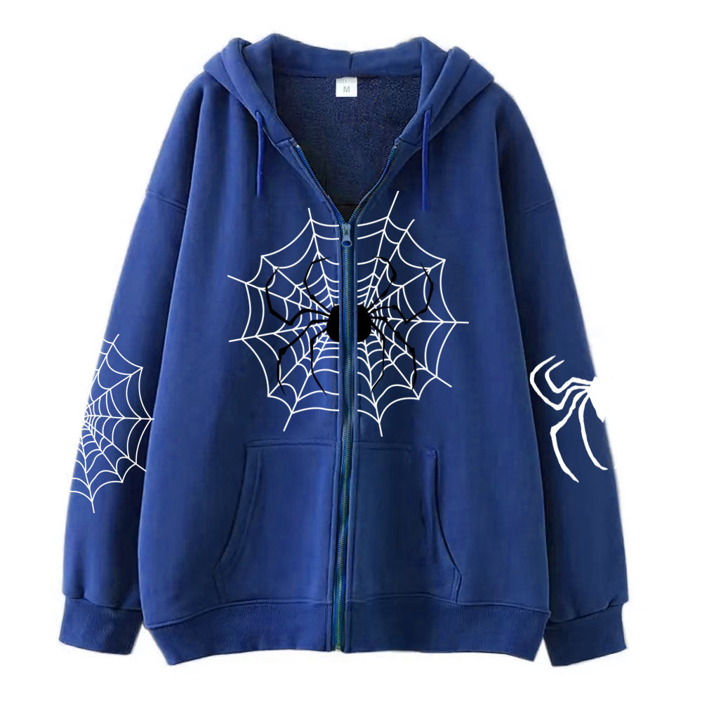 Sweatshirt com capuz Spider Zipper