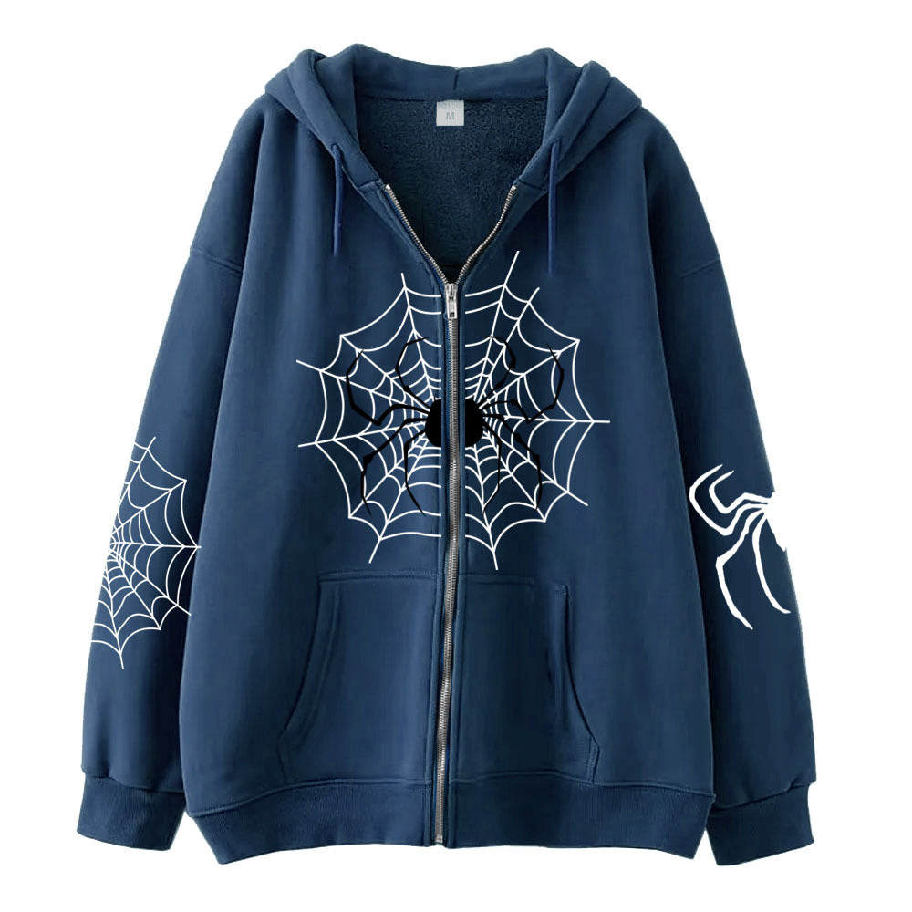 Sweatshirt com capuz Spider Zipper
