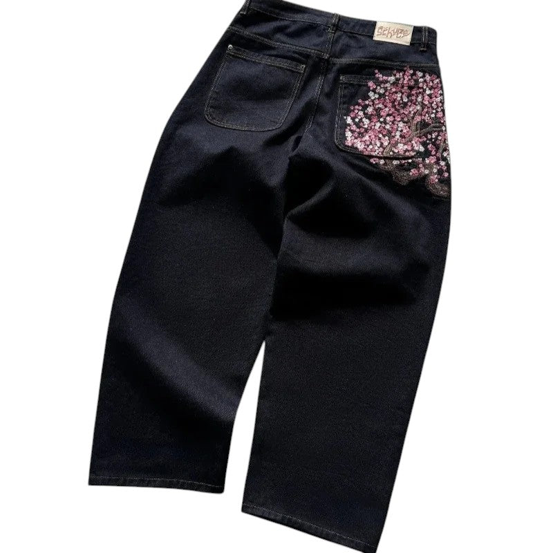 Jeans Baggy Ameixa