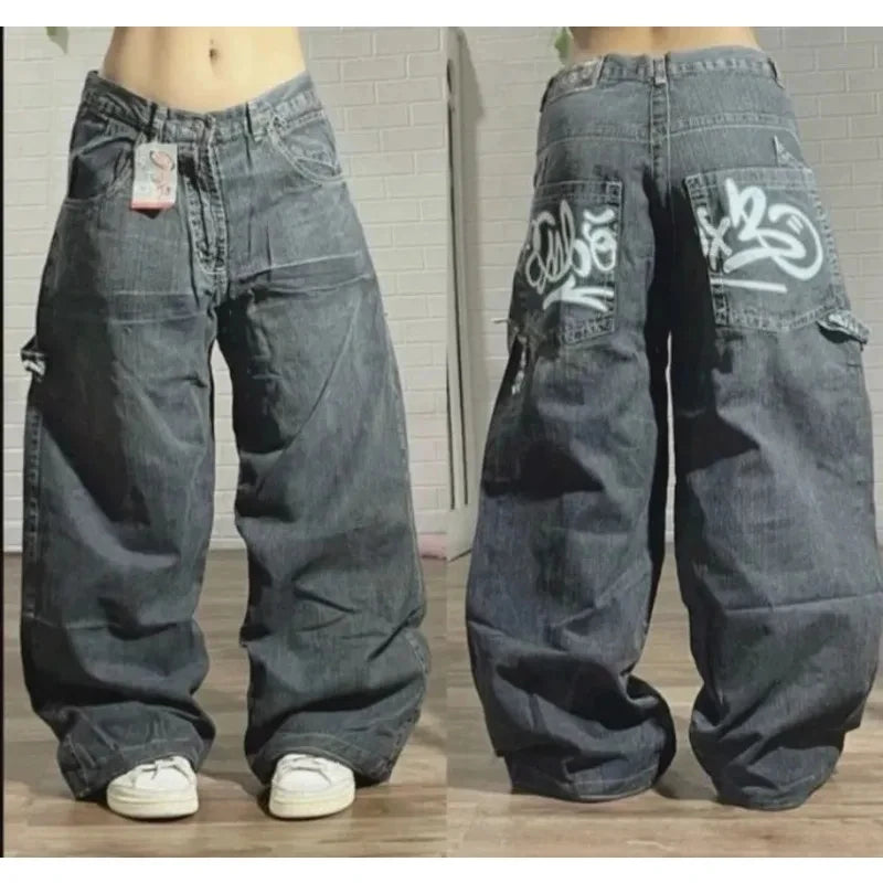 Calças super baggy