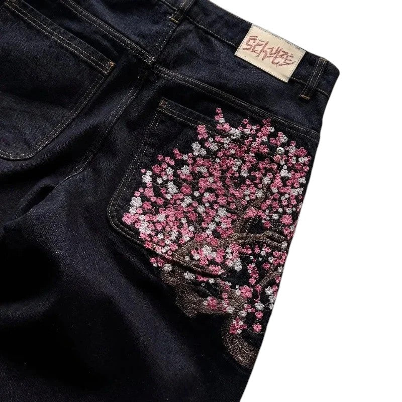 Jeans Baggy Ameixa