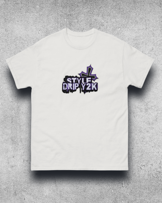 Camiseta gotejamento y2k