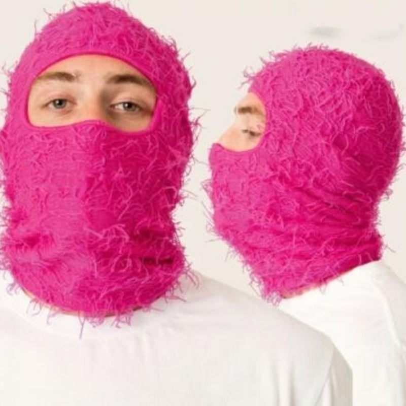 Balaclava Men's And Women's Knitted Camouflage Headgear Personality Fashion Wool Hat - BERSHVIBE