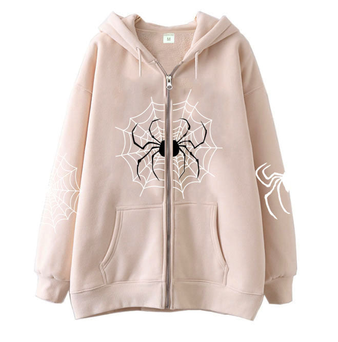 Sweatshirt com capuz Spider Zipper