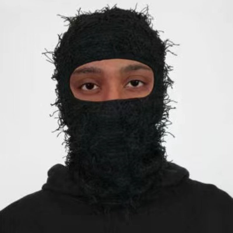Balaclava Men's And Women's Knitted Camouflage Headgear Personality Fashion Wool Hat - BERSHVIBE
